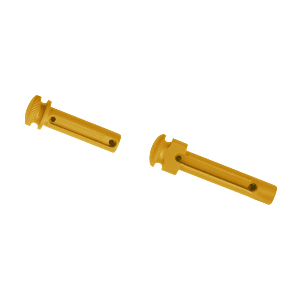 Extended Takedown and Pivot Pins - Cerakote Gold